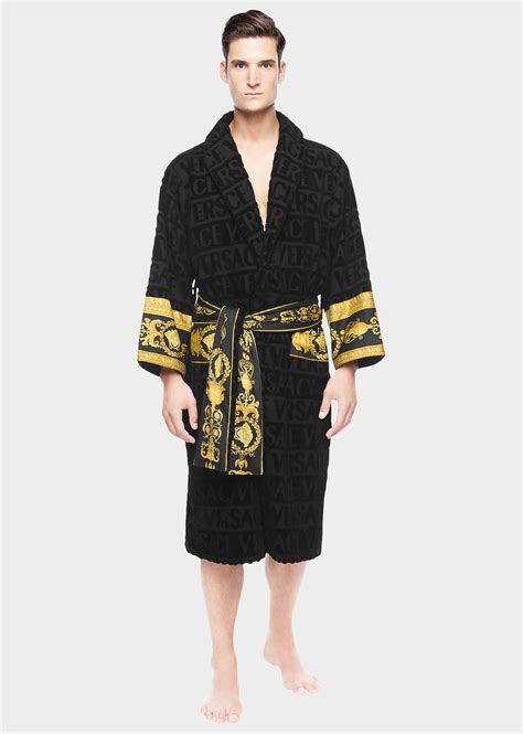 versace matching robes|Versace robe men cheap.